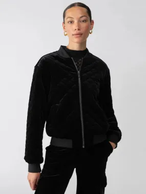 Sanctuary Mona Velvet Bomber Jacket