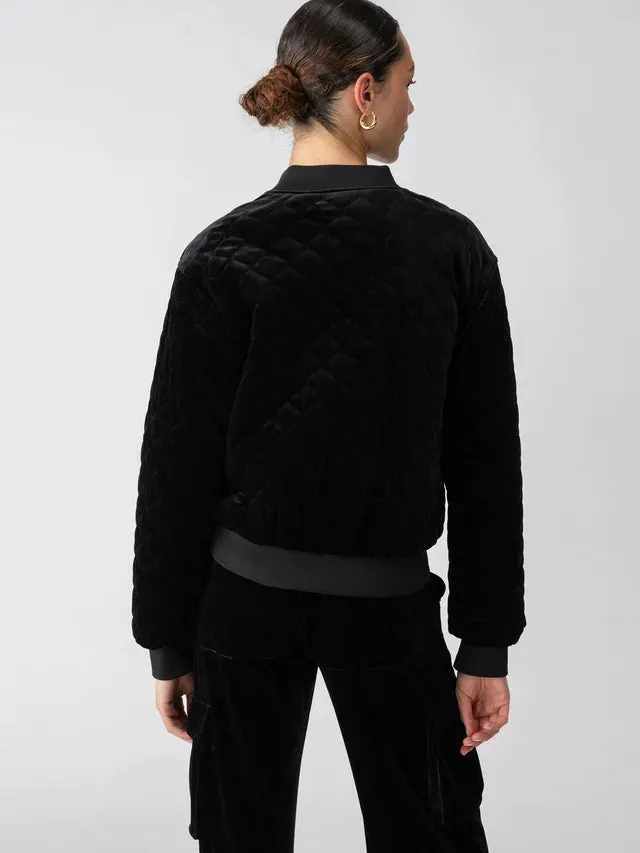 Sanctuary Mona Velvet Bomber Jacket