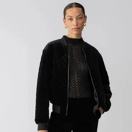 Sanctuary Mona Velvet Bomber Jacket