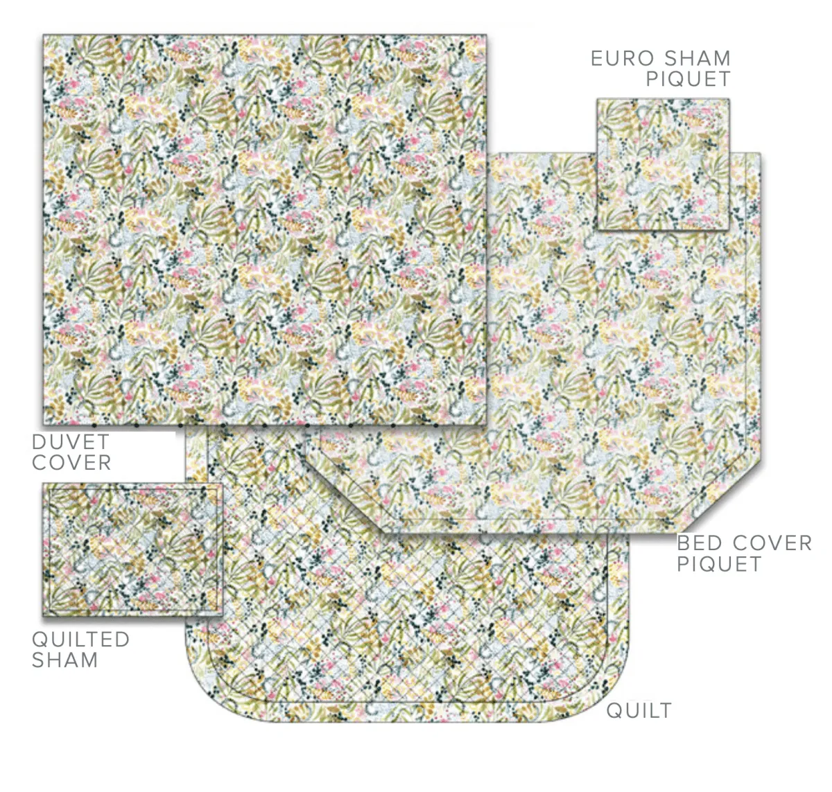 Selvaggia Printed Bedding by Dea Linens