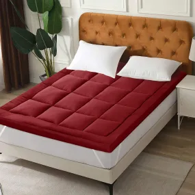Square Quilted Ultra Soft Mattress Topper