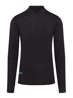 SRZ 01 Run Zip Mid-Layer - Black/Light Blue
