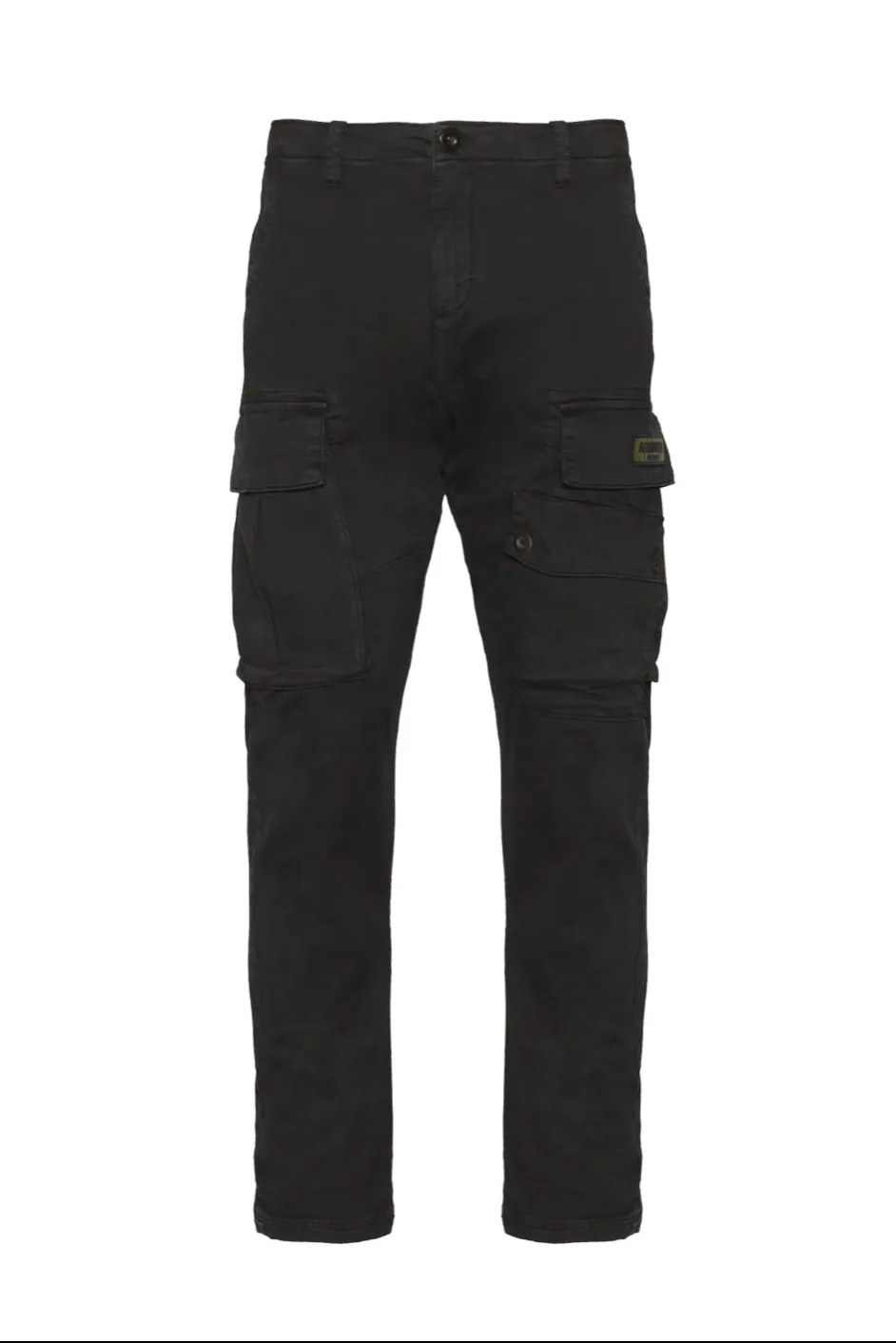 Tapered gabardine cargo pants