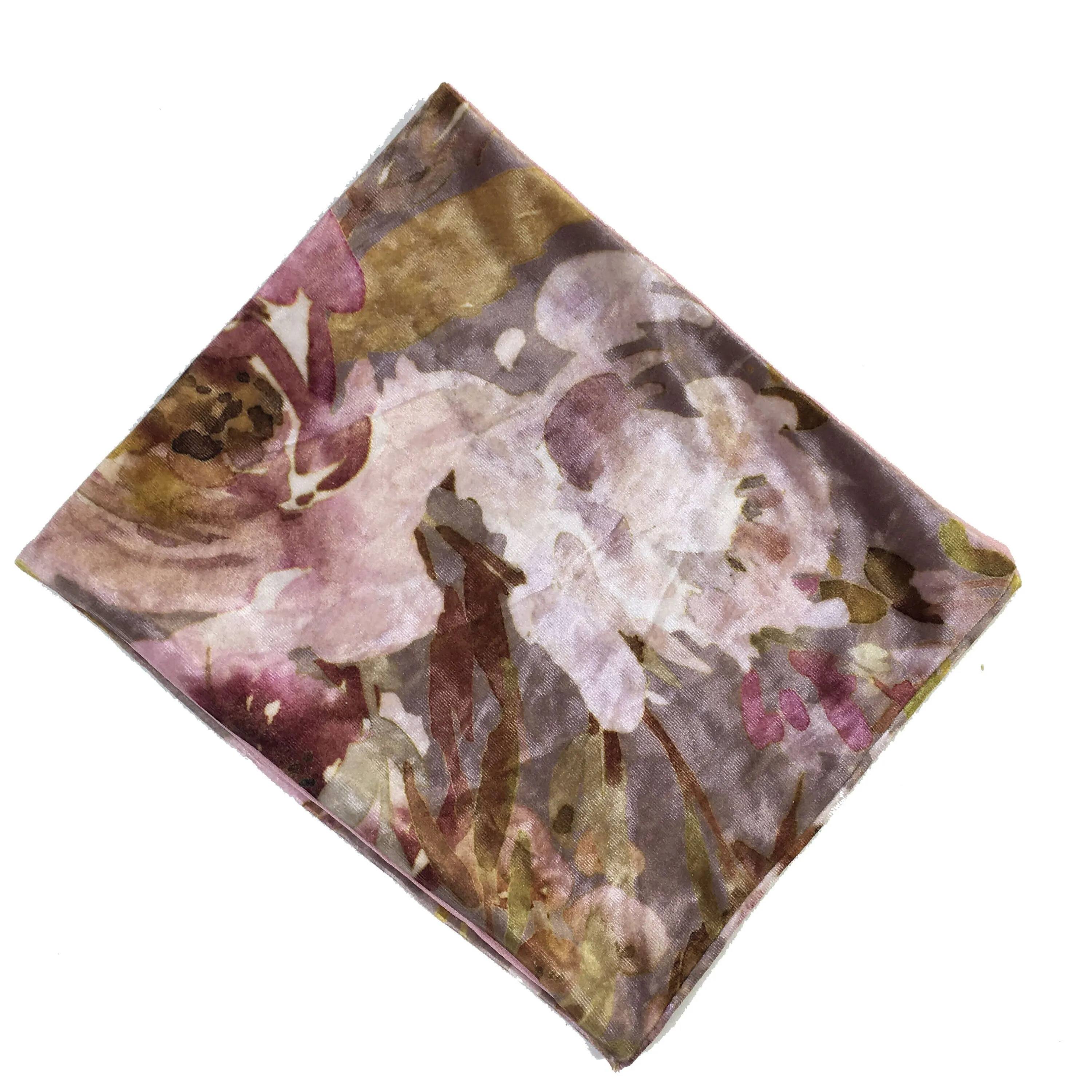Taupe/Pink Mauves, Womans Cowl Scarf, Neck Warmer, Face Cover, Headband, HatBand, Designer Gaiter, Washable, Ladies Scarf, Velour,Face Mask