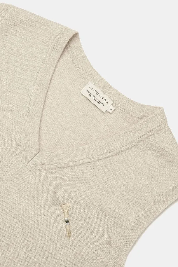 Tee Logo Knit Vest Men