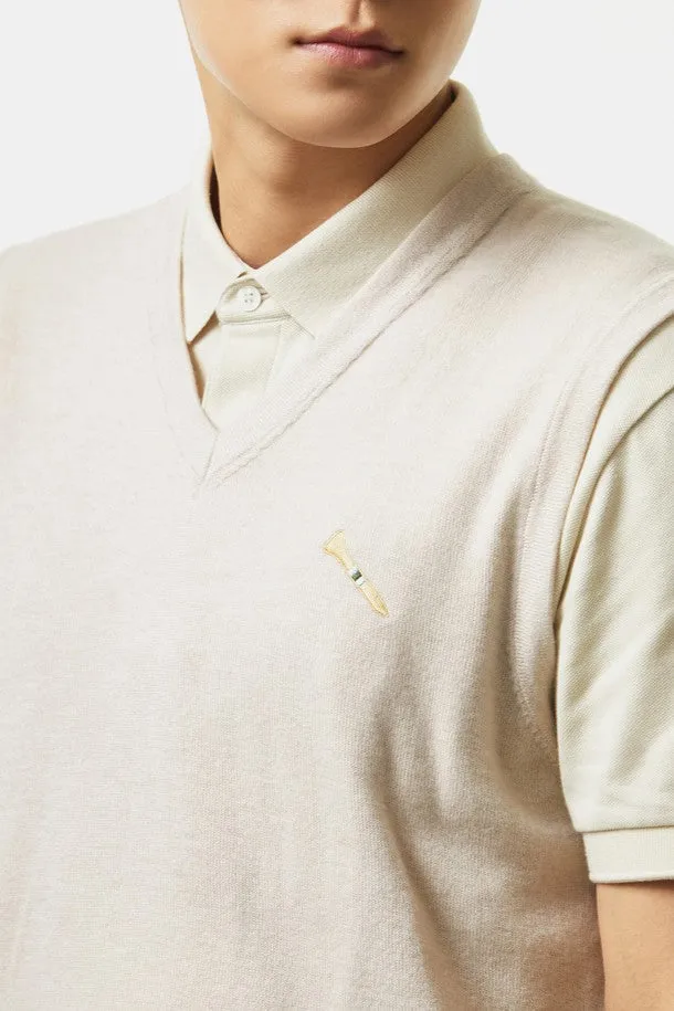 Tee Logo Knit Vest Men
