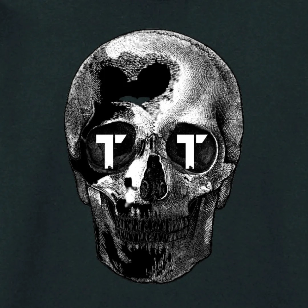 Tenacious 'Sillouette Skull' Black Sweatshirt