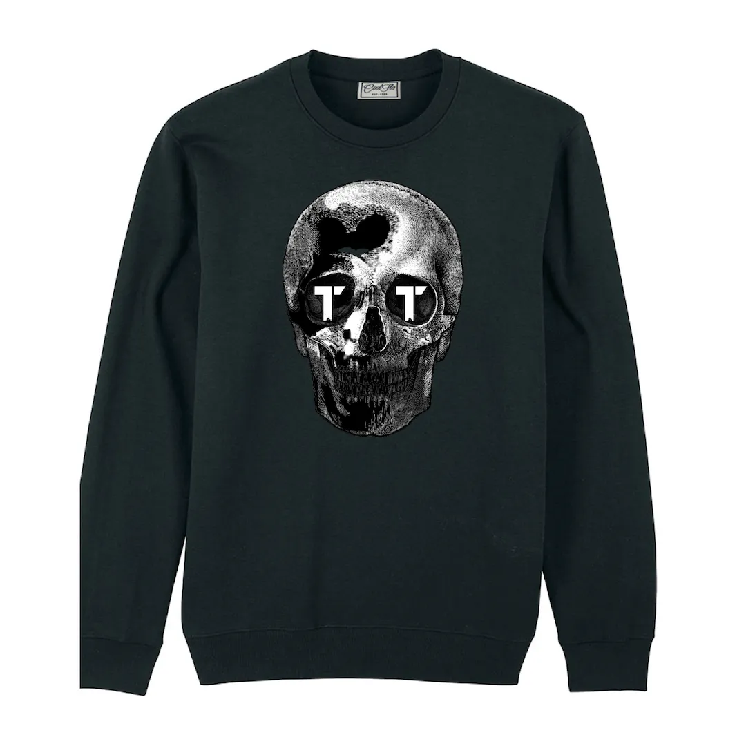 Tenacious 'Sillouette Skull' Black Sweatshirt