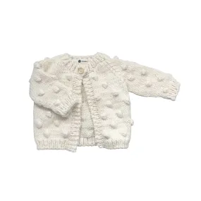 The Blueberry Hill Popcorn Cardigan Sweater - Cream