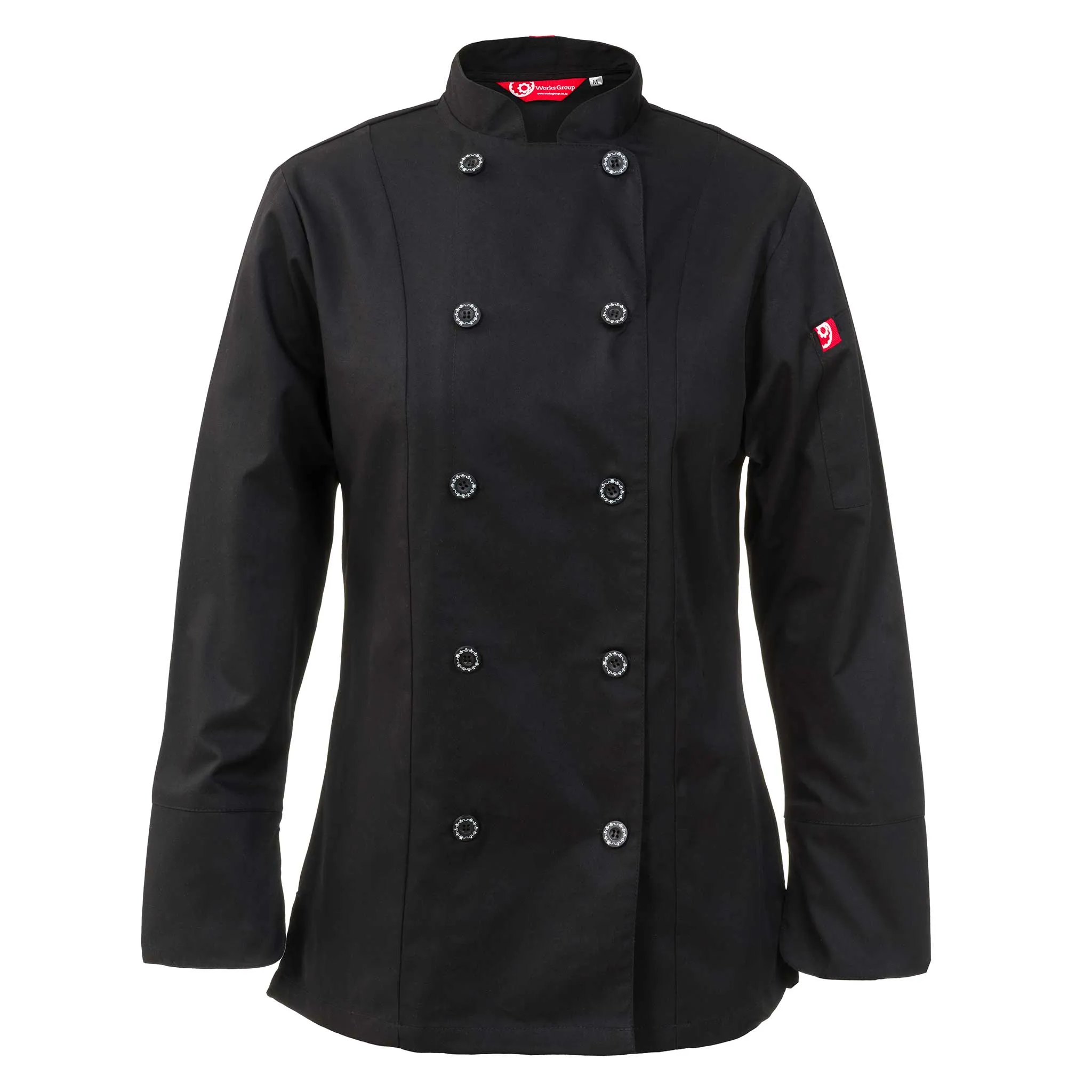 'The Signature' Ladies 3/4 Sleeve Double-Breasted Chef Jacket | CUL204