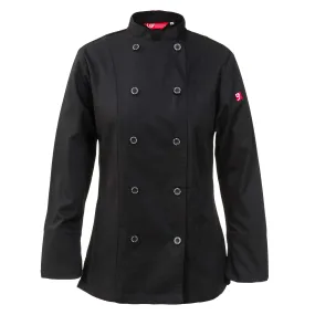 'The Signature' Ladies 3/4 Sleeve Double-Breasted Chef Jacket | CUL204