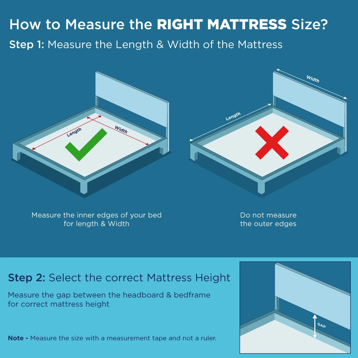 The Sleep Company SmartGRID Luxe Royale Latex Mattress | Pro Blend of Patented Japanese Technology with 100% Natural Latex | Dual Comfort | 5 Zone BodySense Adaptability | 78x60x8 | 12 Years Warranty
