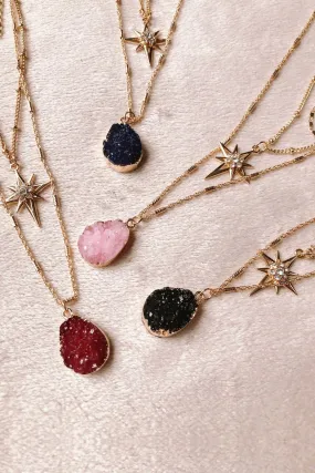 Three Layer Quartz Necklace