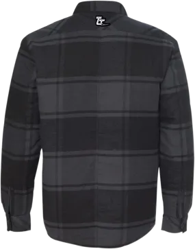 THROTTLE THREADS Drag Specialties Quilted Jacket - Plaid - 2XL DRG24J86BK2R