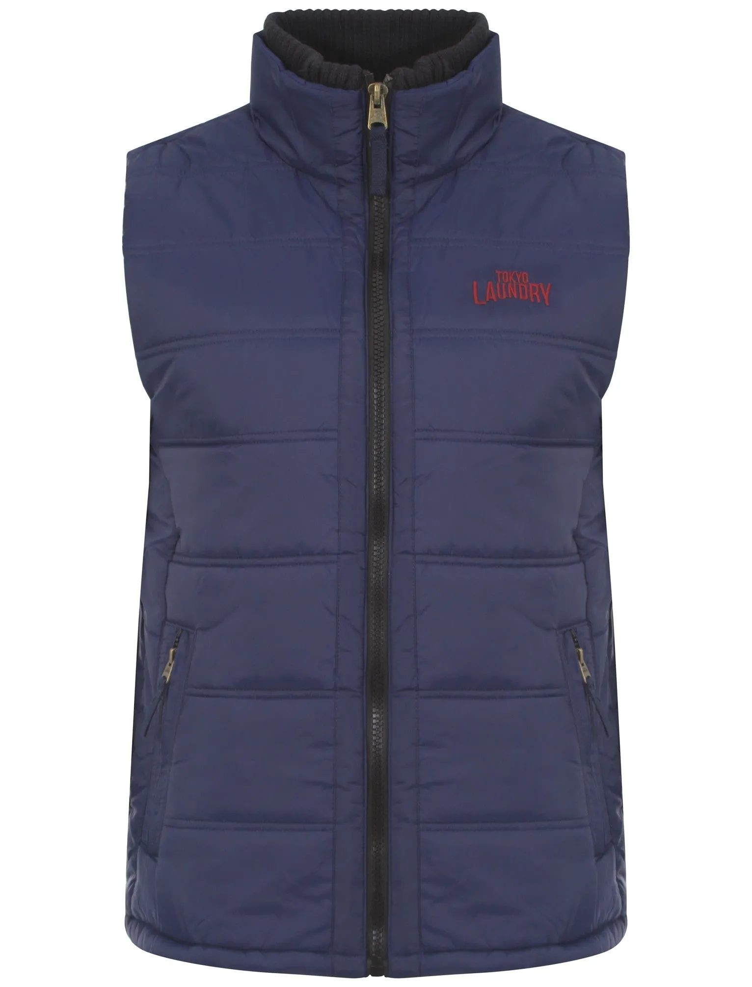 Tokyo Laundry Verbier blue gilet