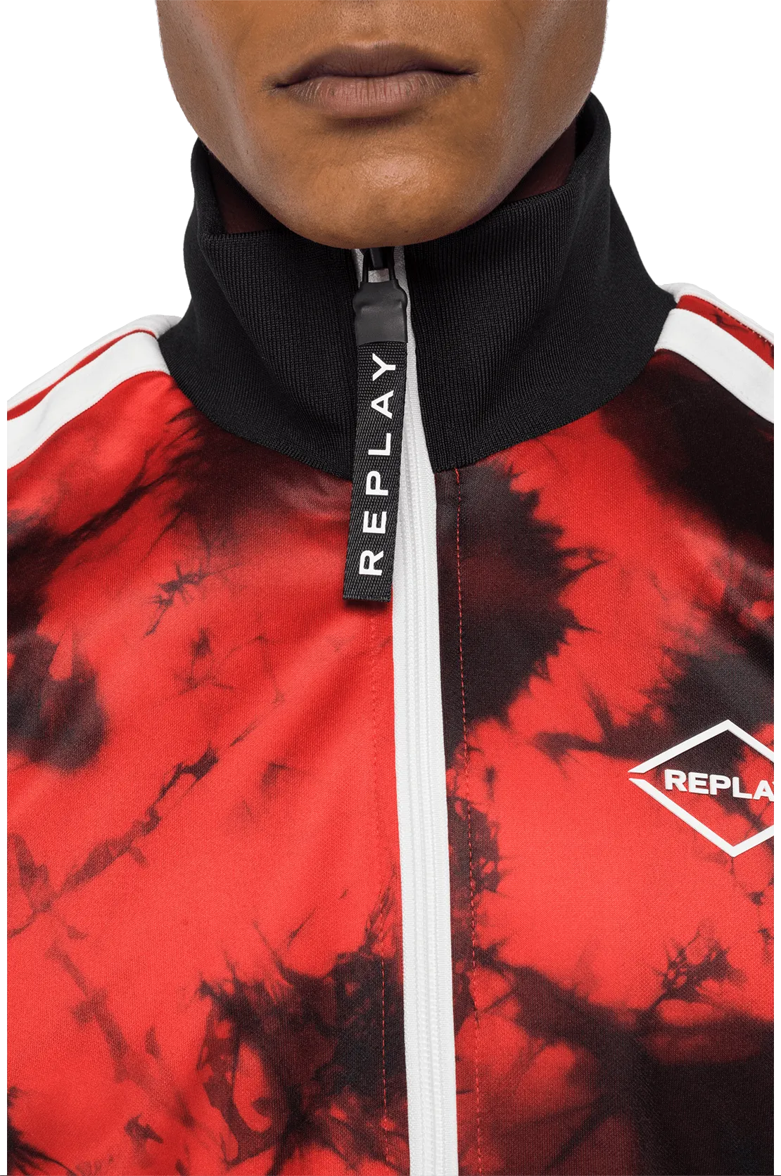 Turtleneck Sweatshirt With All-Over Print