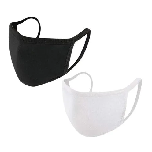 Two Layer Cotton Glitter Namaste 6 Feet Away Face Mask
