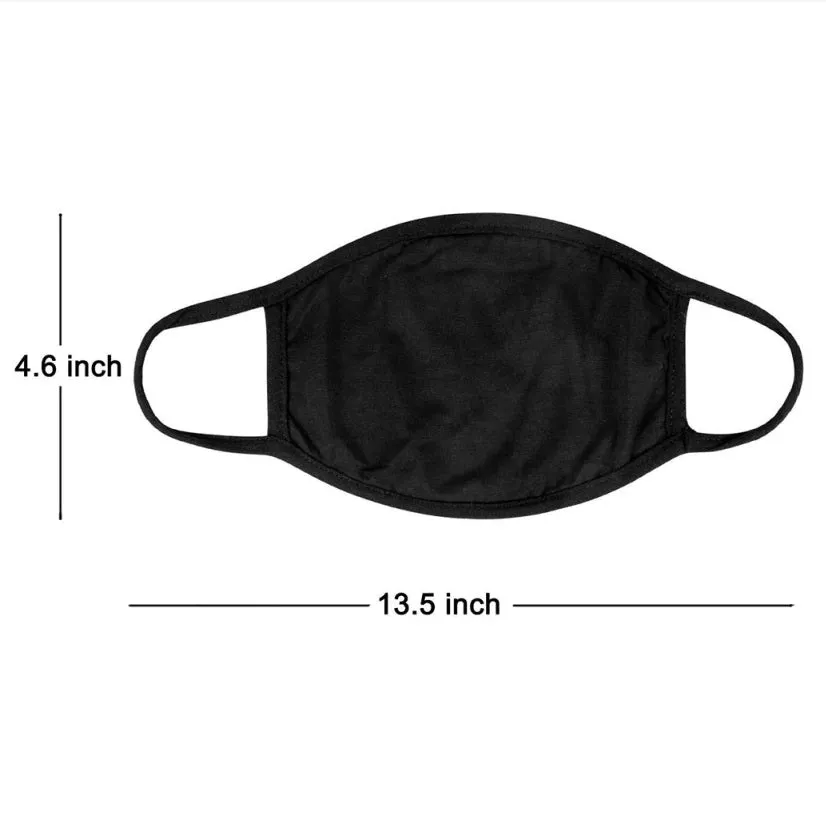 Two Layer Cotton Glitter Namaste 6 Feet Away Face Mask