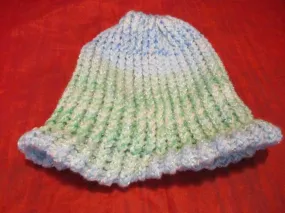 Used Light Blue Knit Hat