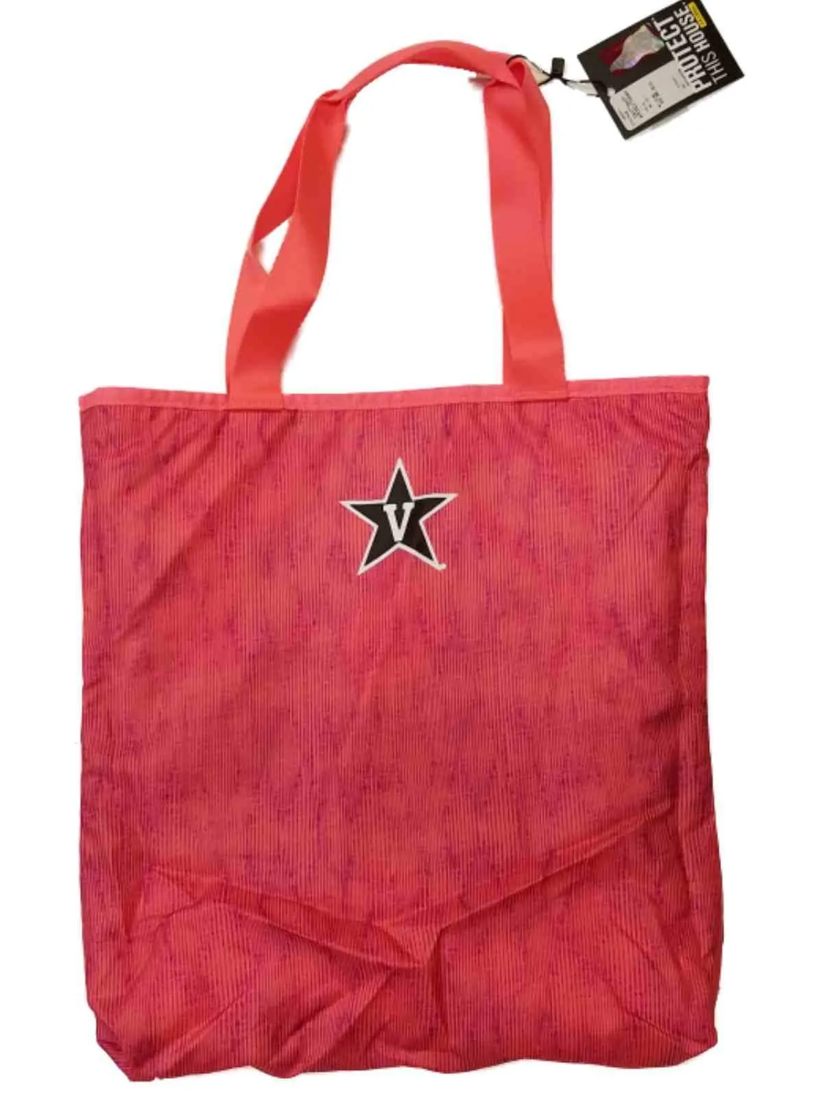 Vanderbilt Commodores Under Armour Magneta Coral REVERSIBLE Reusable Bag Tote