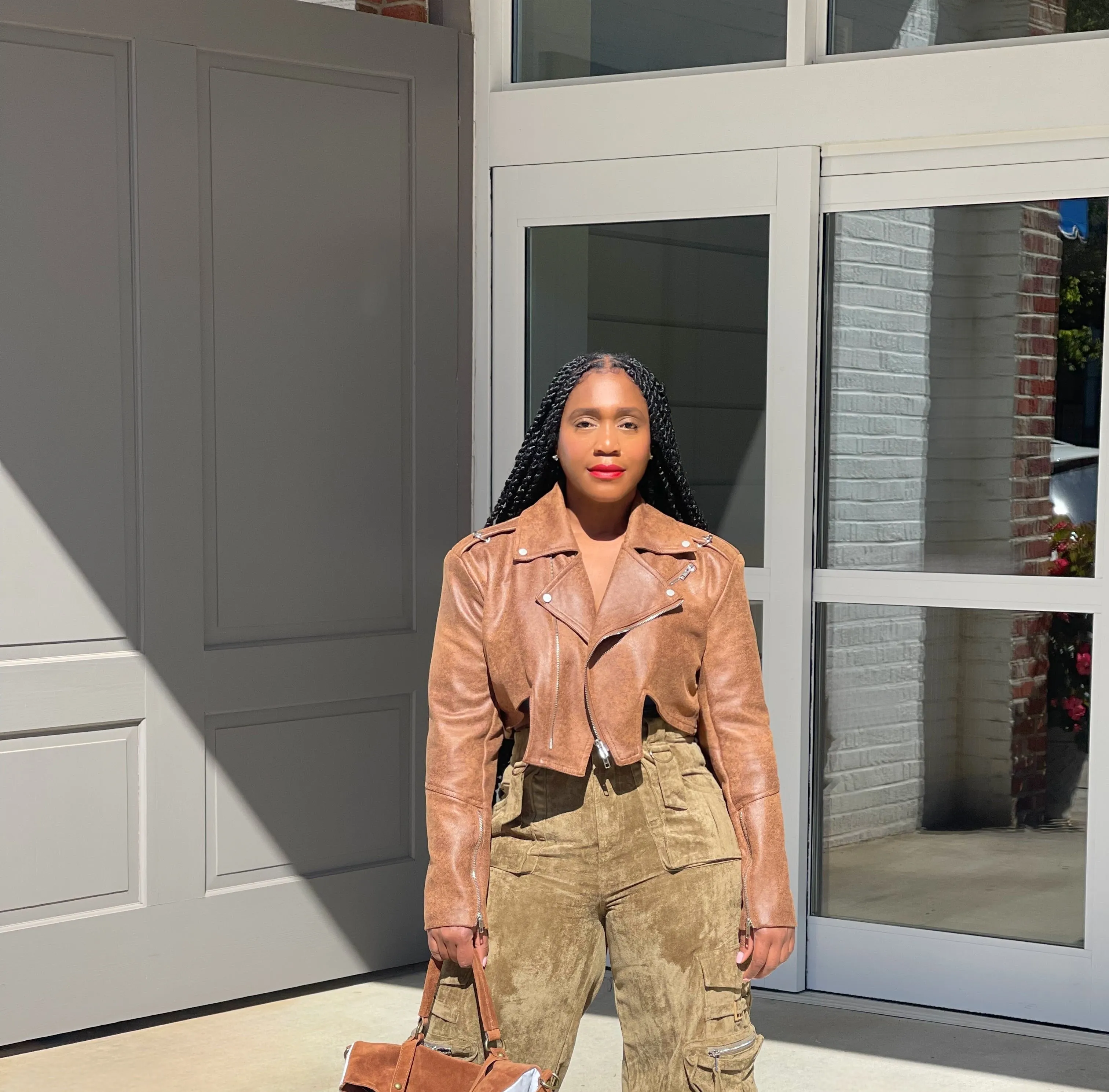 Vegan Suede Pants
