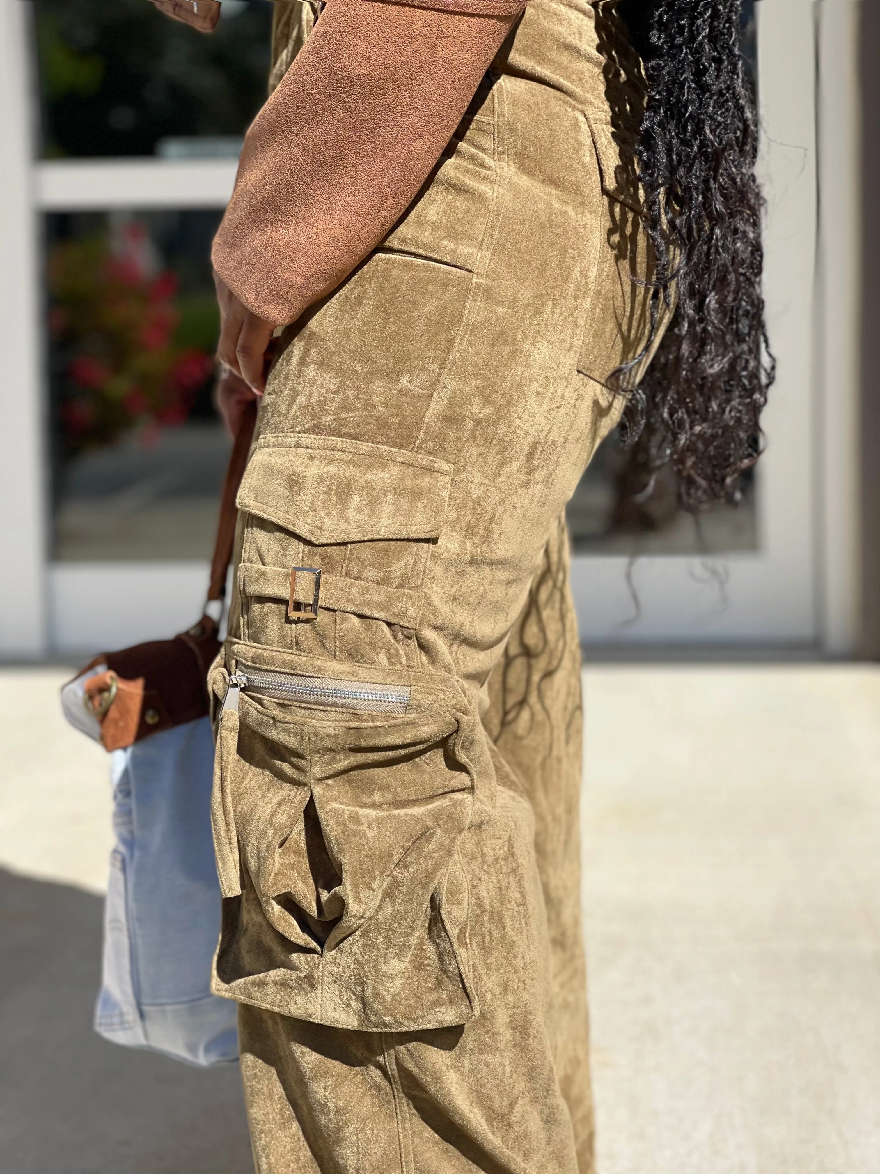 Vegan Suede Pants