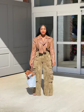 Vegan Suede Pants