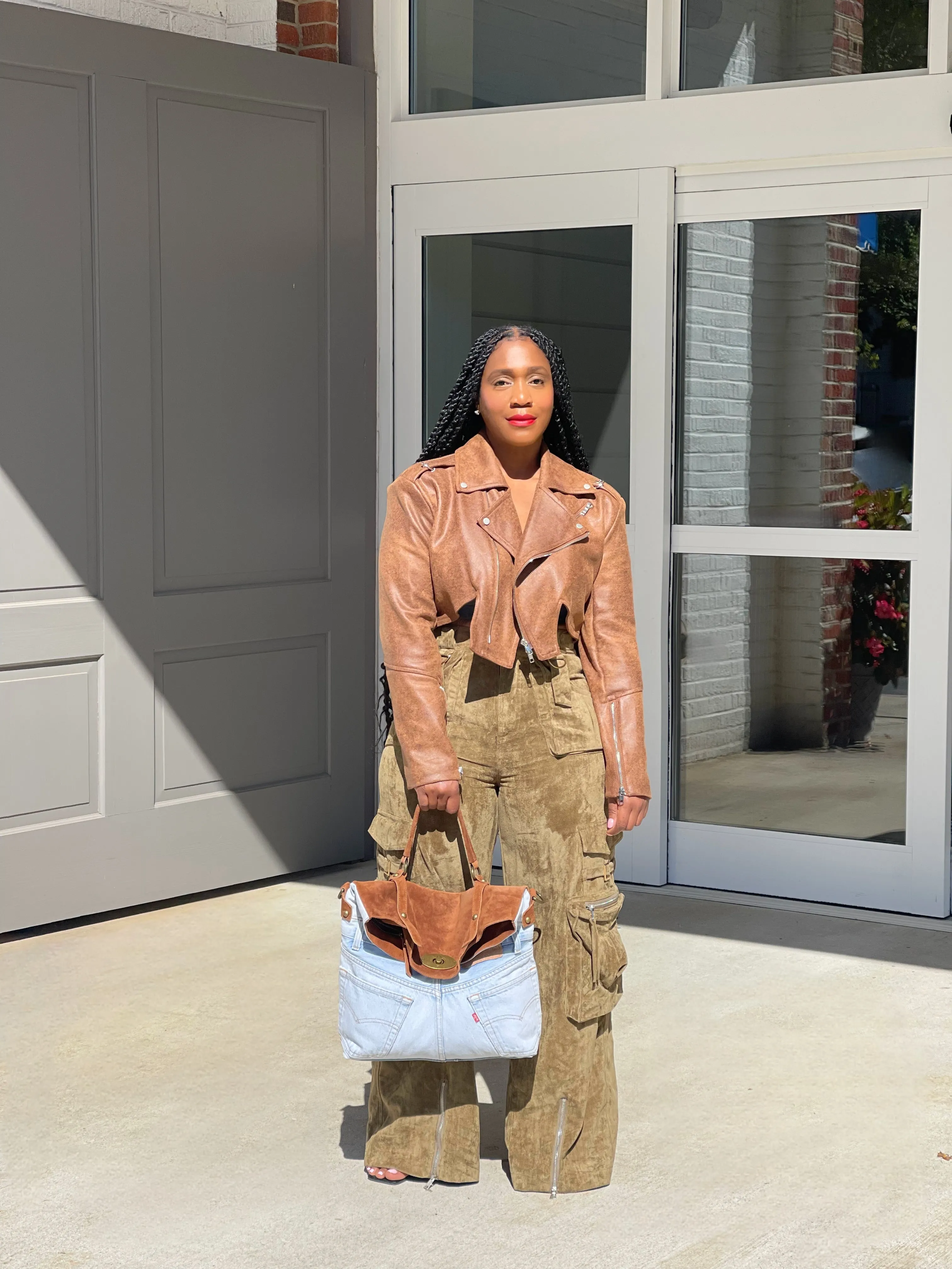 Vegan Suede Pants