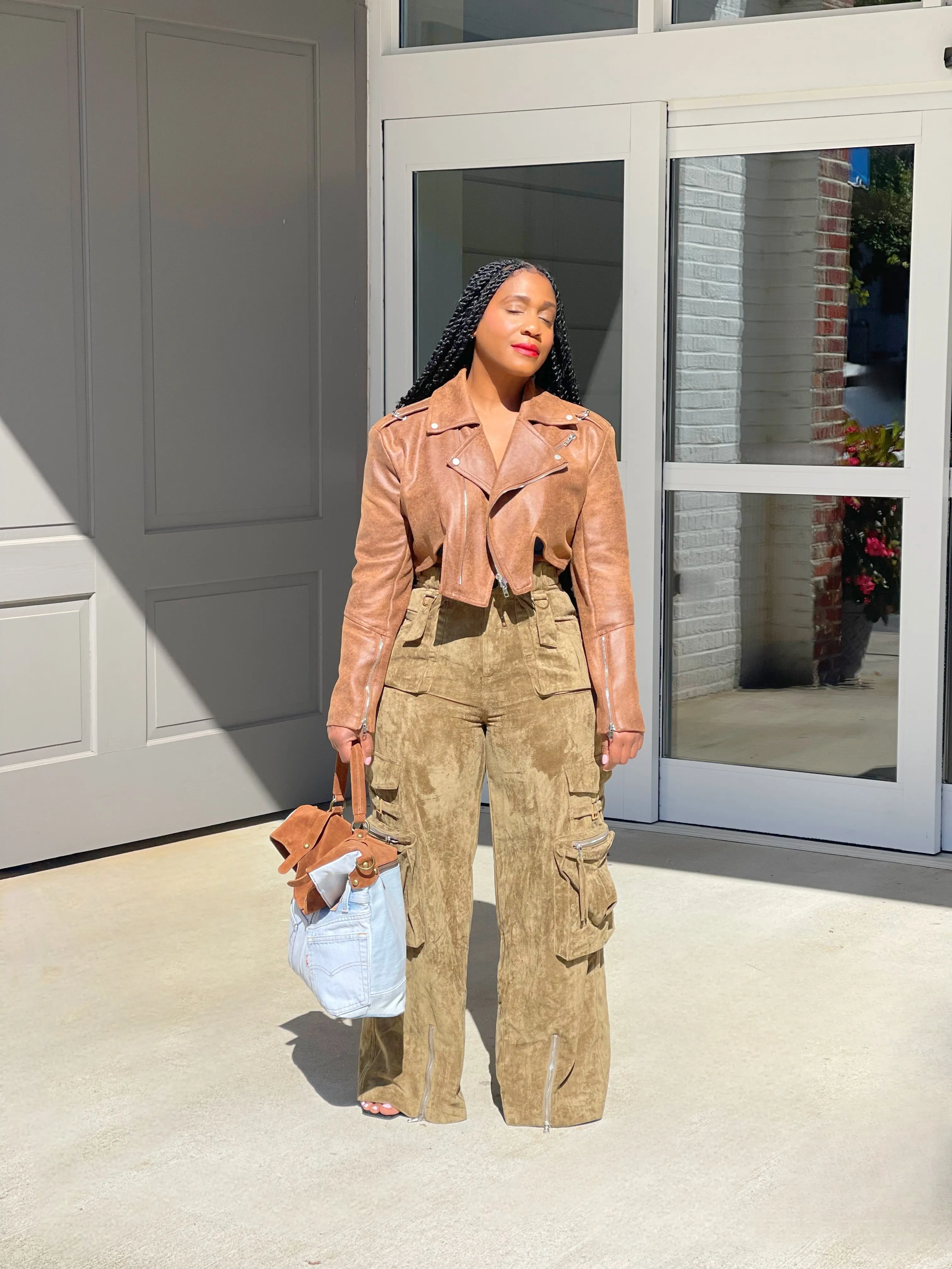 Vegan Suede Pants