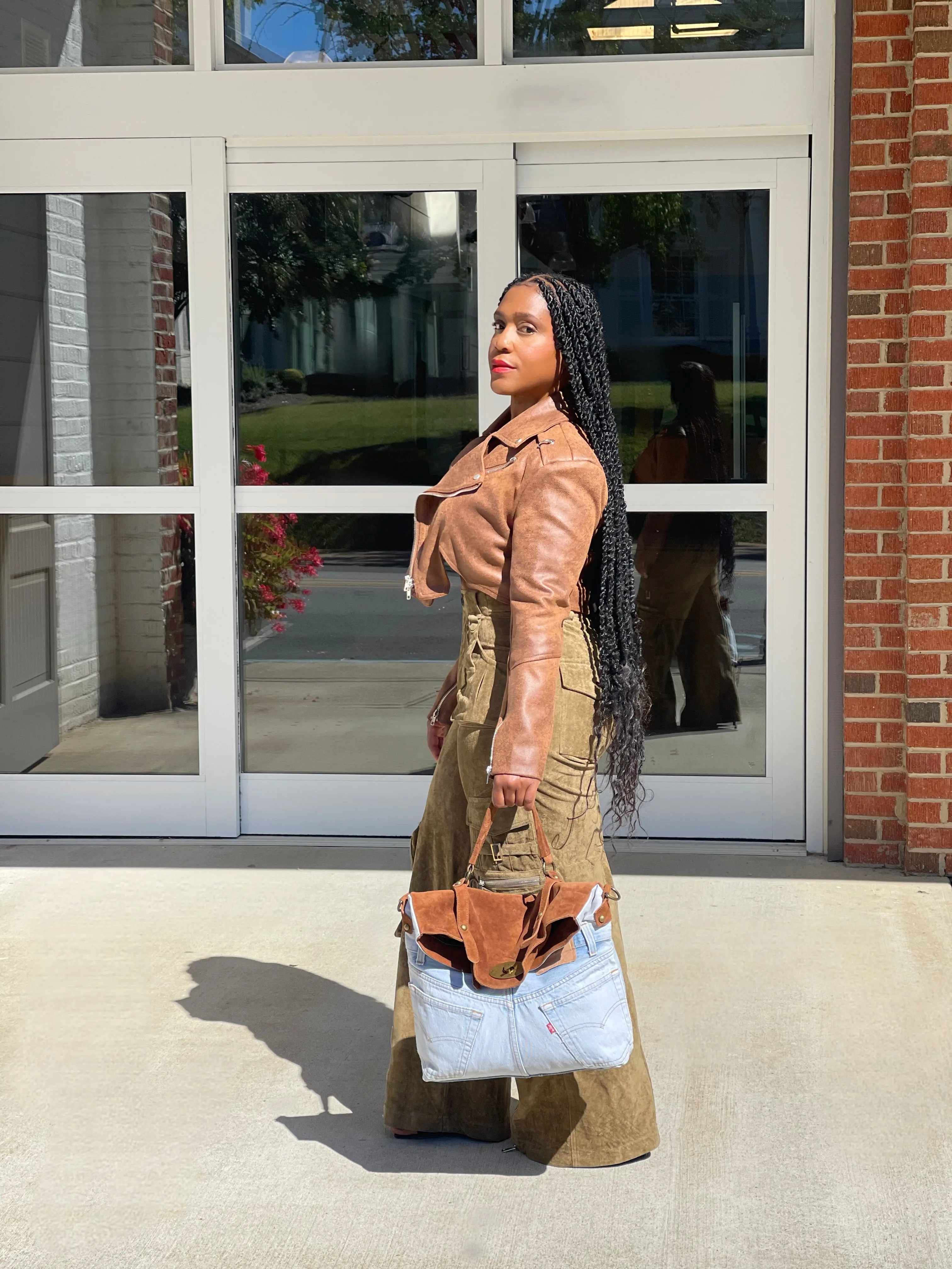 Vegan Suede Pants