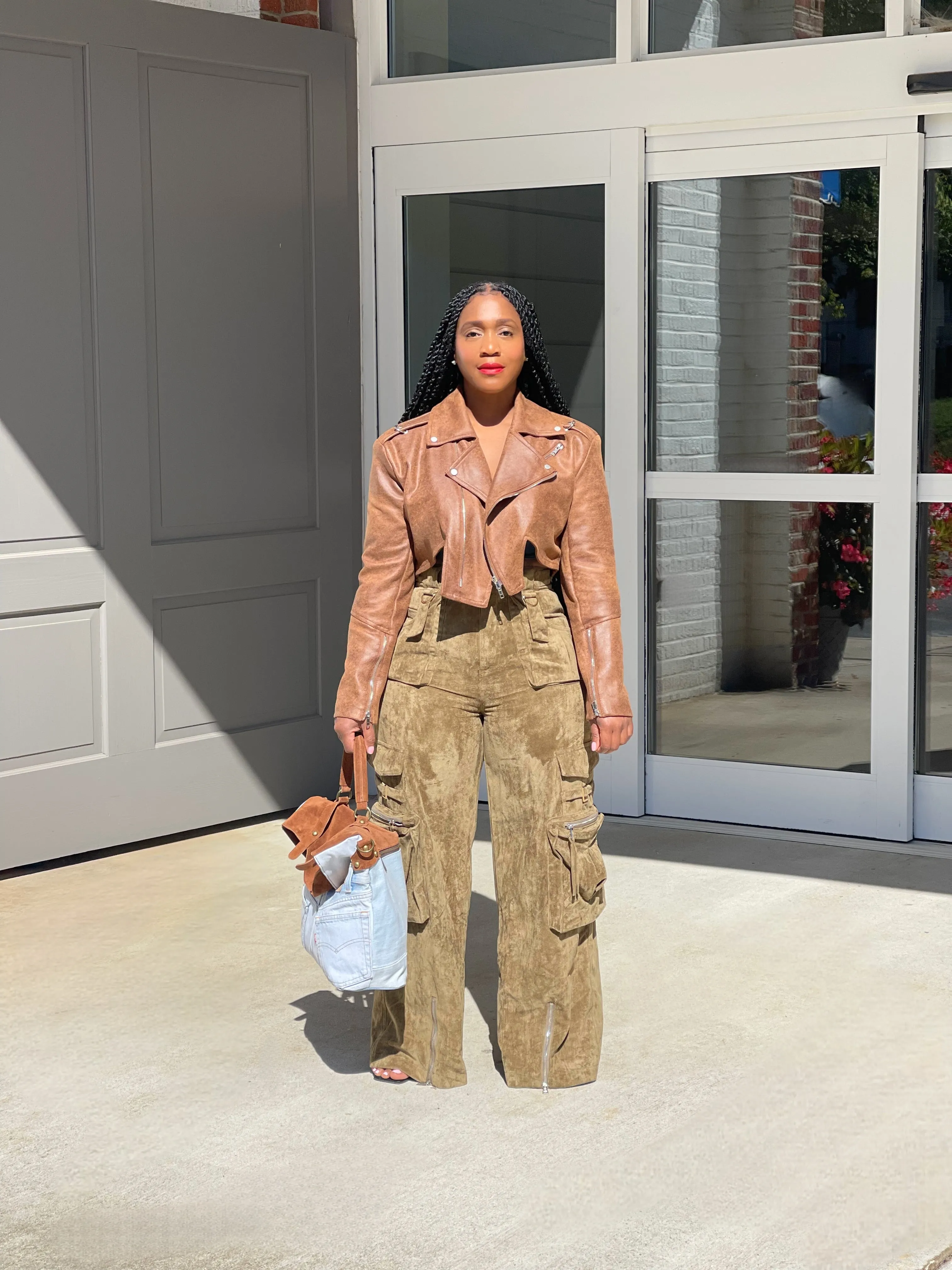 Vegan Suede Pants