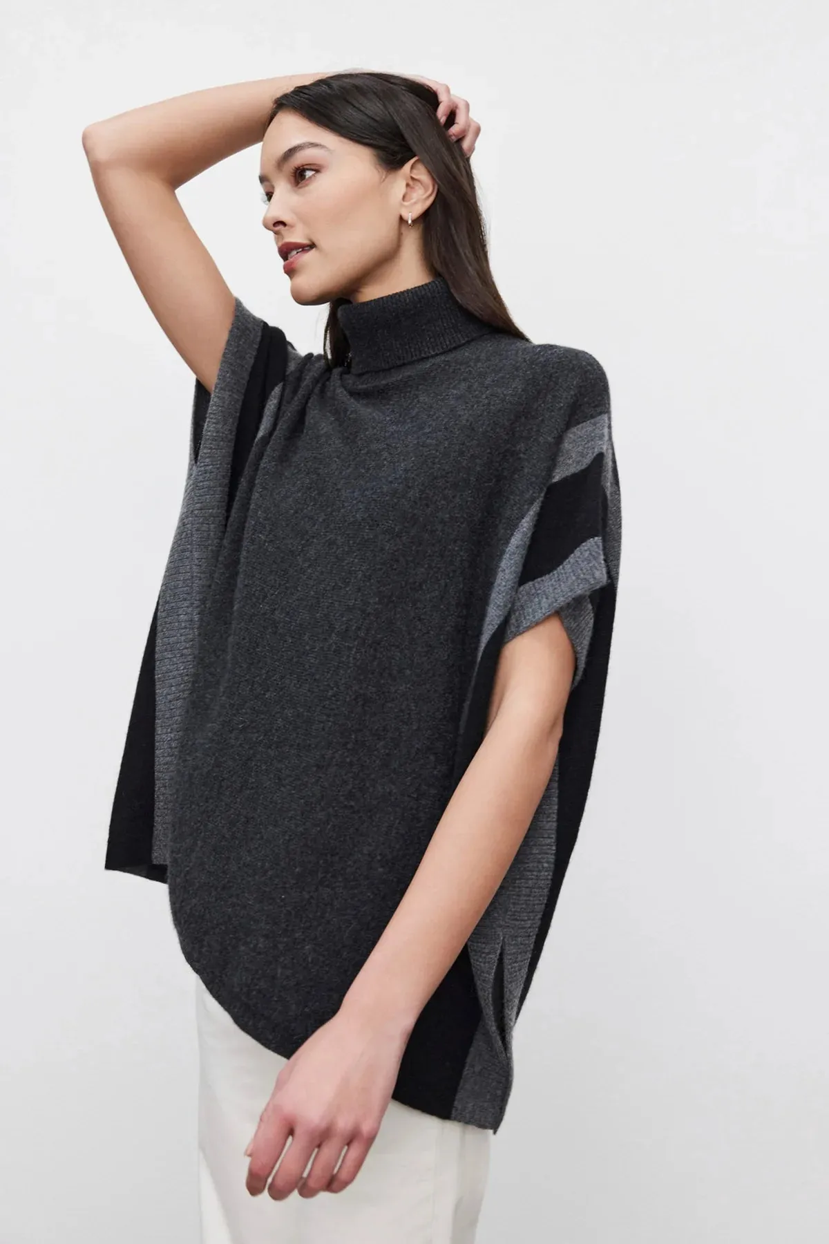 Velvet Reese Cashmere Turtleneck Poncho