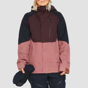 Volcom Aris Gore-Tex Snow Jacket Black Plum - Womens