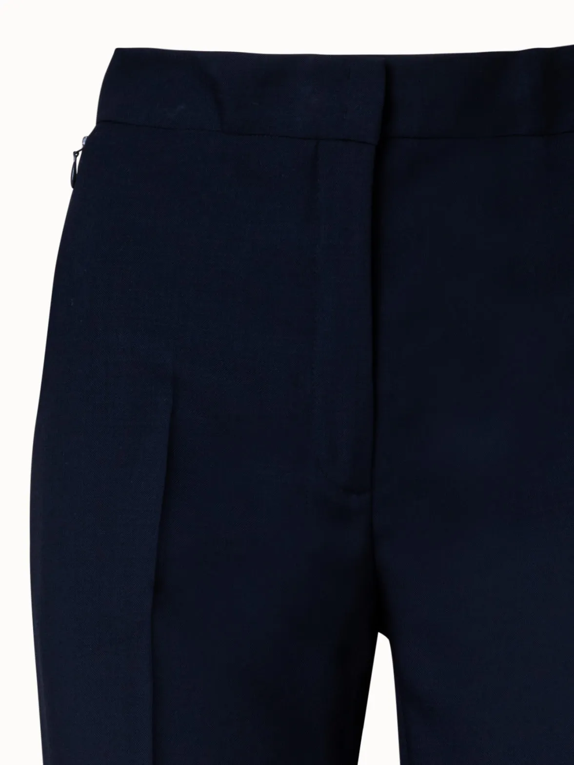 Wool Straight Leg Pants