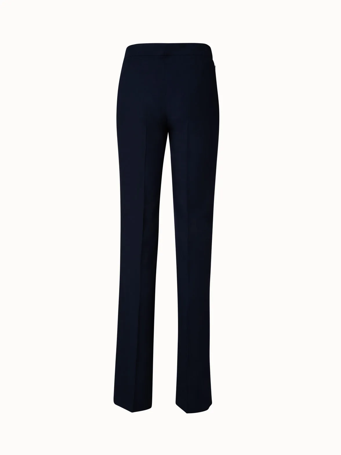 Wool Straight Leg Pants