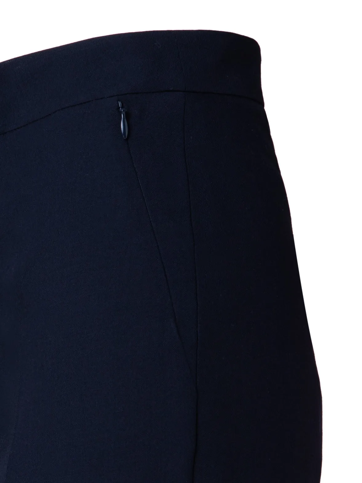 Wool Straight Leg Pants