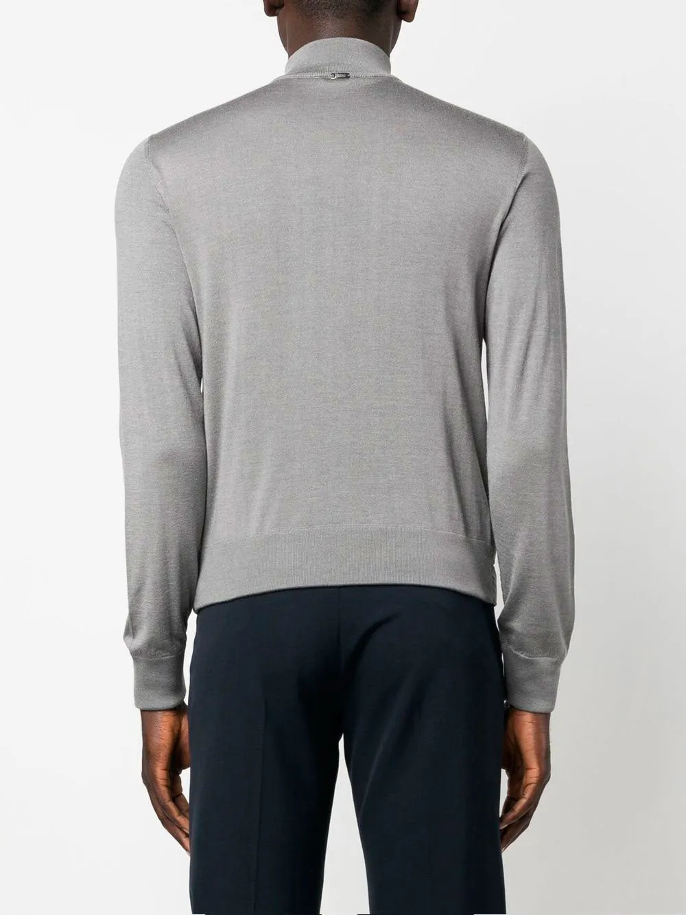 Zip-up padded cardigan